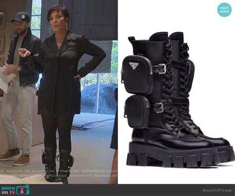 kris jenner prada boots|kris jenner shoes.